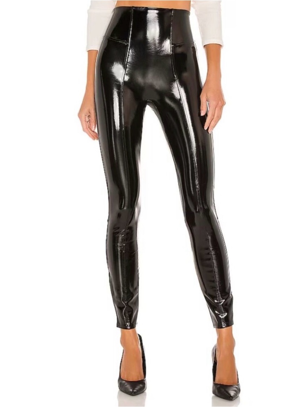 SPANX Patent leather-like leggings